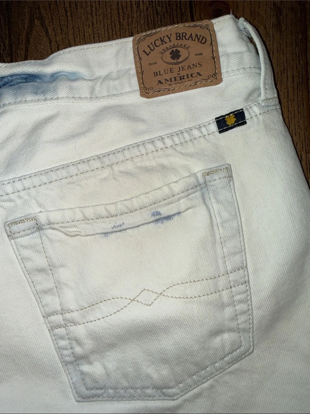 Lucky Brand white denim
